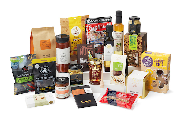 Gourmet products and specialty pantry foods displayed at Bayshore Market